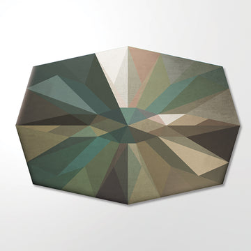 'Adorn _ Safari' - Hand tufted, Wool & Bamboo Silk Rug